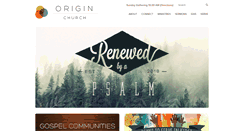 Desktop Screenshot of originchurch.org